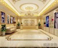 西安西安歐濃裝修公司 - 恭喜咸陽啟迪280㎡美容院裝修已完工！